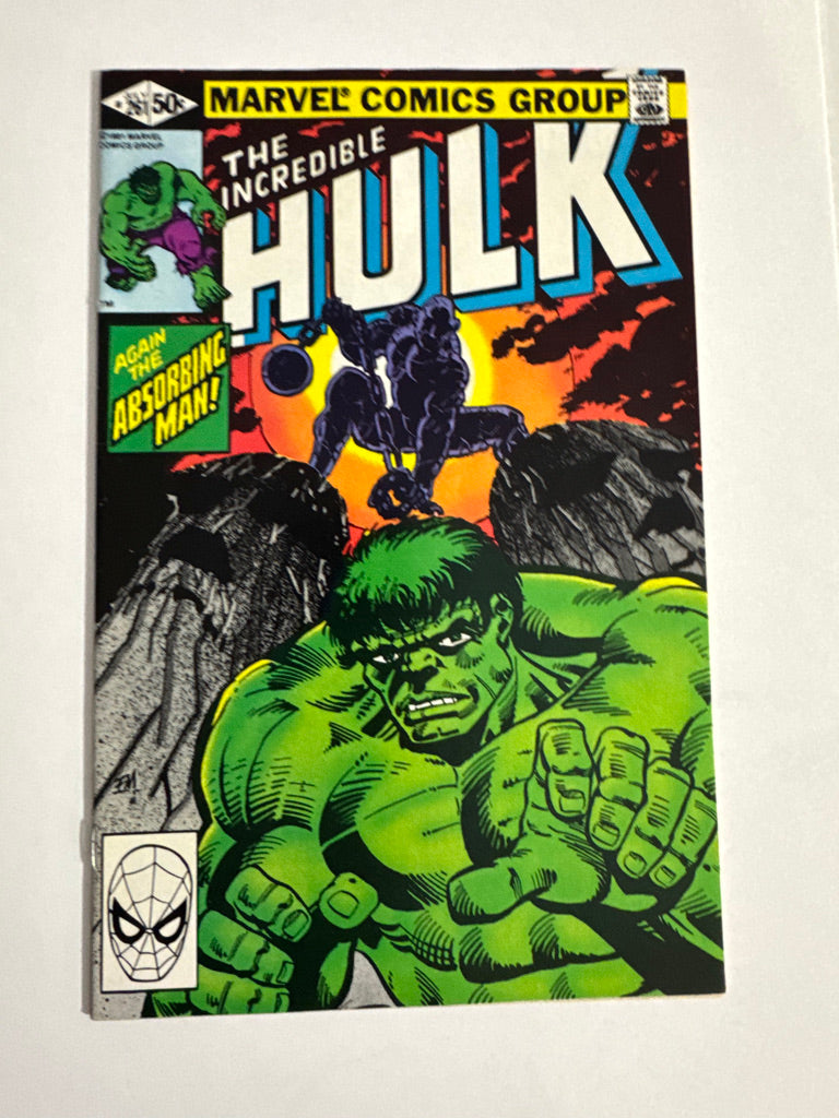 INCREDIBLE HULK #261 VF/NM Frank Miller Cover