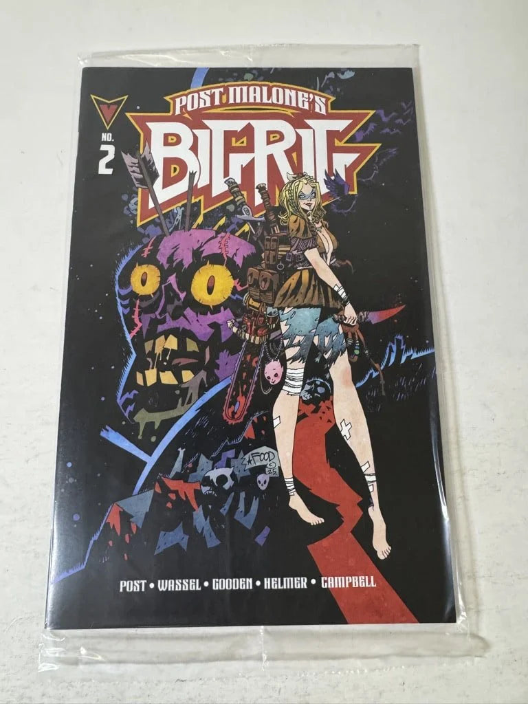 POST MALONE'S BIG RIG #2 NM 1 Per Box Jim Mahfood 1 Per Box Variant