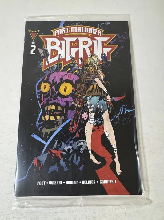 POST MALONE'S BIG RIG #2 NM 1 Per Box Jim Mahfood 1 Per Box Variant