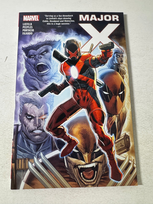 MAJOR X TPB OOP NM Rob Liefeld Cover