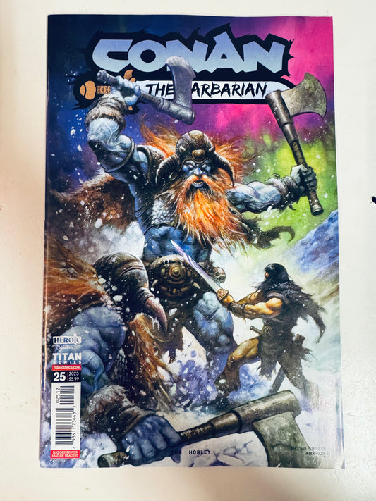 Conan the Barbarian #25 NM 2nd Printing Alex Horley