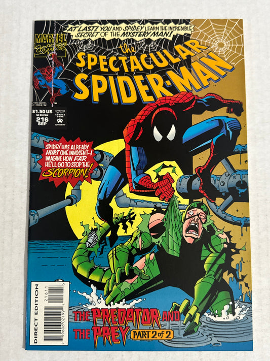 SPECTACULAR SPIDER-MAN #216 NM