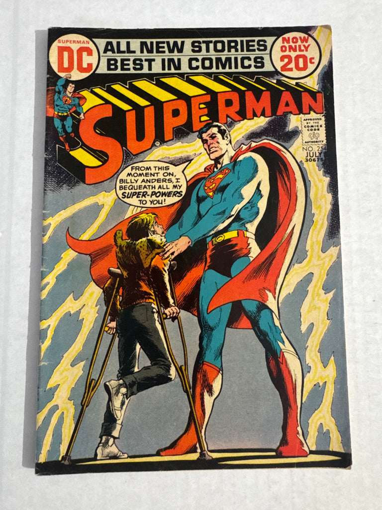 SUPERMAN #254 VG- Neal Adams Cover