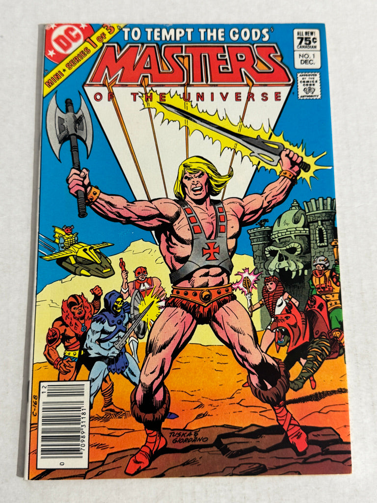 MASTERS OF THE UNIVERSE #1 VF CANADIAN PRICE VARIANT