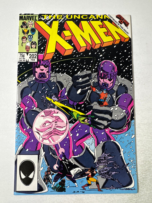 UNCANNY X-MEN #202 NM