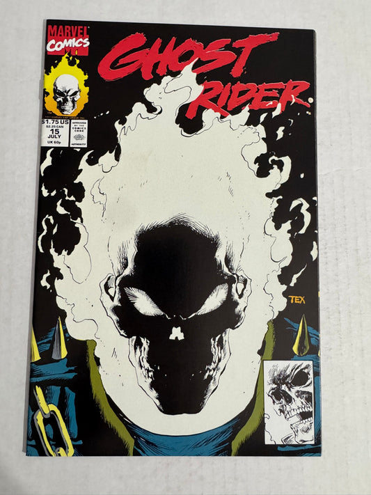 GHOST RIDER #15 Vol 2 Gold Glow in The Dark Cover