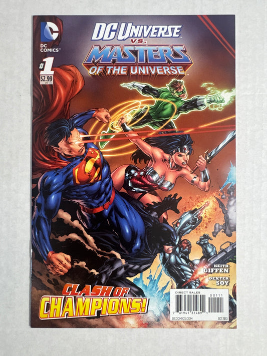 DC UNIVERSE VS MASTERS OF THE UNIVERSE #1 VF/NM
