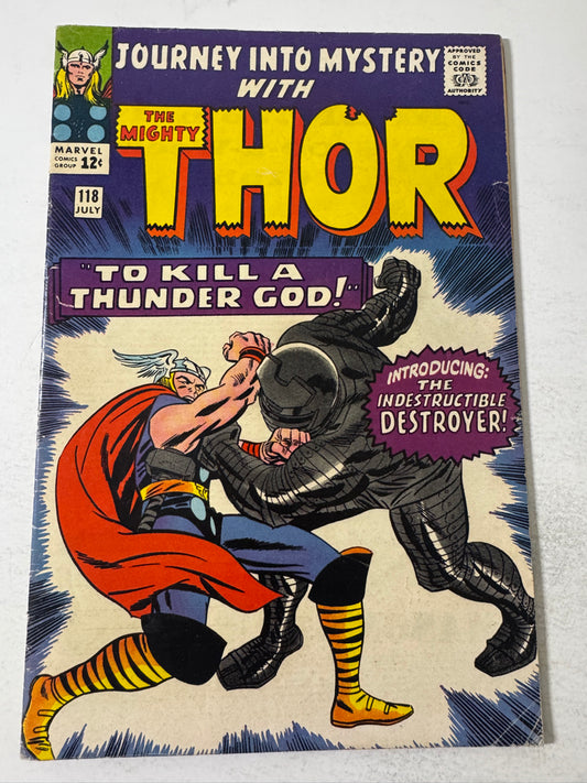 JOURNEY INTO MYSTERY #118 VG/FN 1ST APPEARANCE
