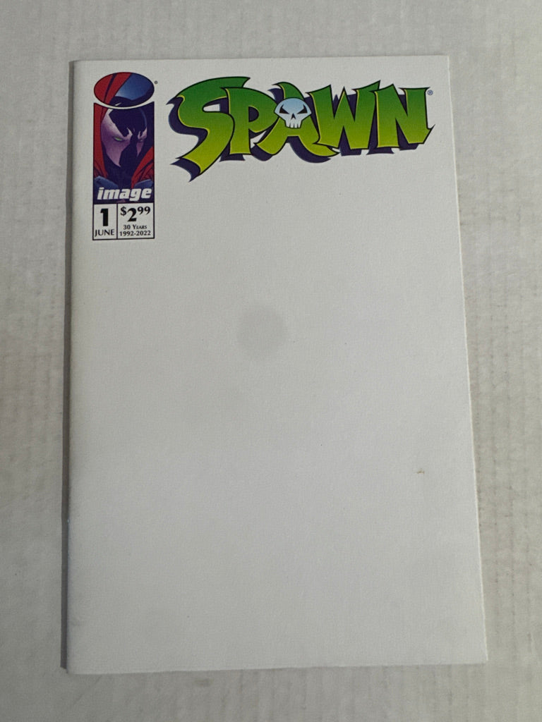 SPAWN #1 NM- Blank Anniversary Variant