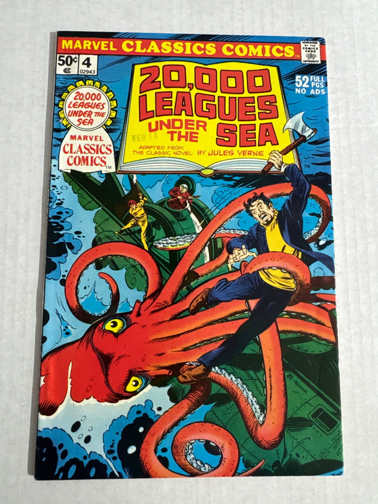 MARVEL CLASSICS COMICS 20,000 Leagues Under The Sea #4