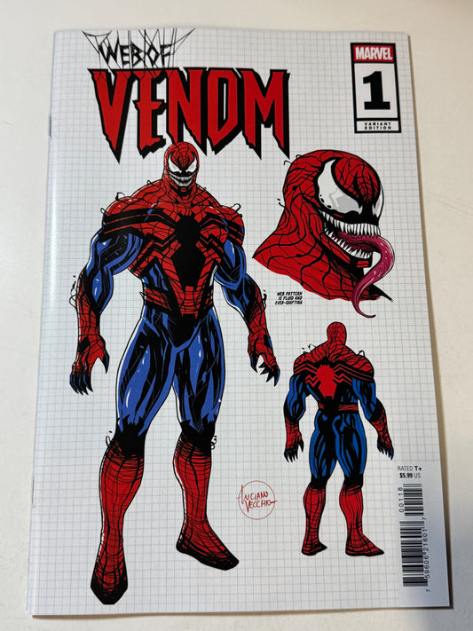 WEB OF VENOM #1 NM 1:10 Design Variant