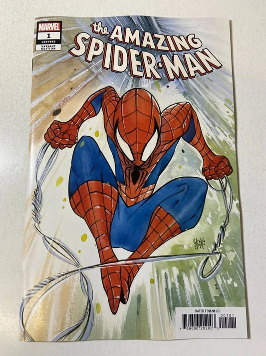 AMAZING SPIDER-MAN #1 Vol 6 NM Peach Momoko Variant