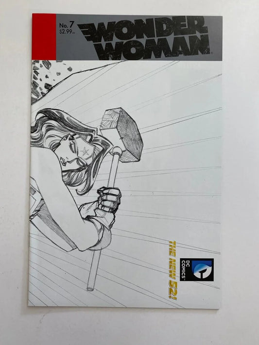 WONDER WOMAN #7 Vol 4 NM 1:25 Cliff Chiang Sketch Variant