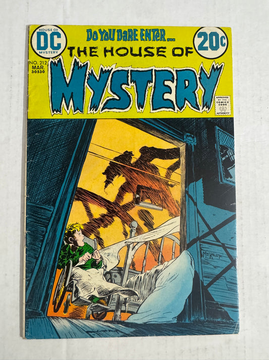 HOUSE OF MYSTERY #212 VG/FN Mike Kaluta Cover