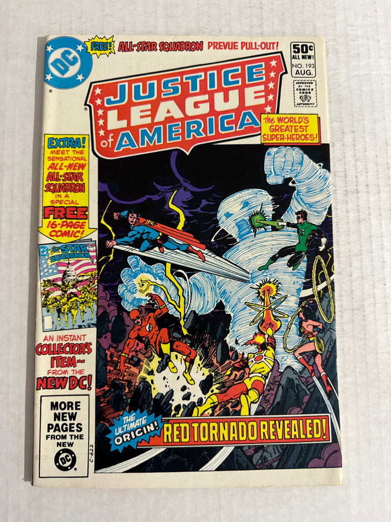 JUSTICE LEAGUE OF AMERICA #193 VF/NM George Perez Cover 1ST APPEARANCE