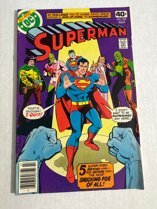 SUPERMAN #337 VG