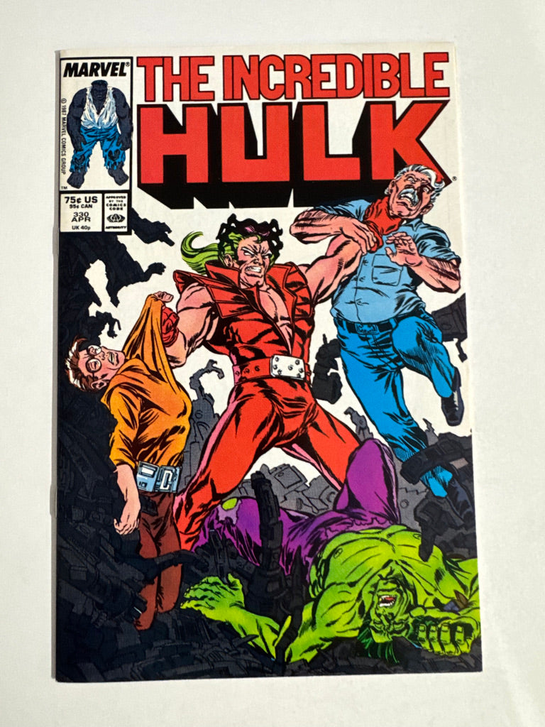 INCREDIBLE HULK #330 NM- Todd McFarlane Cover