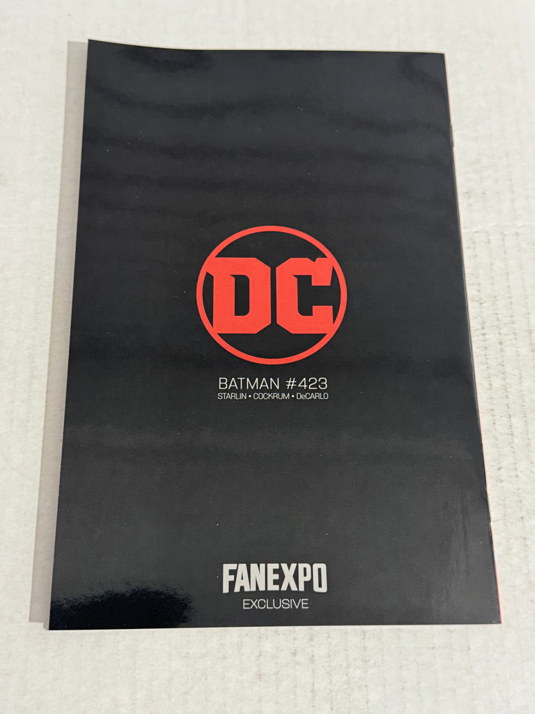 BATMAN #423 NM Fan Expo Exclusive Red Foil Virgin Todd McFarlane Variant