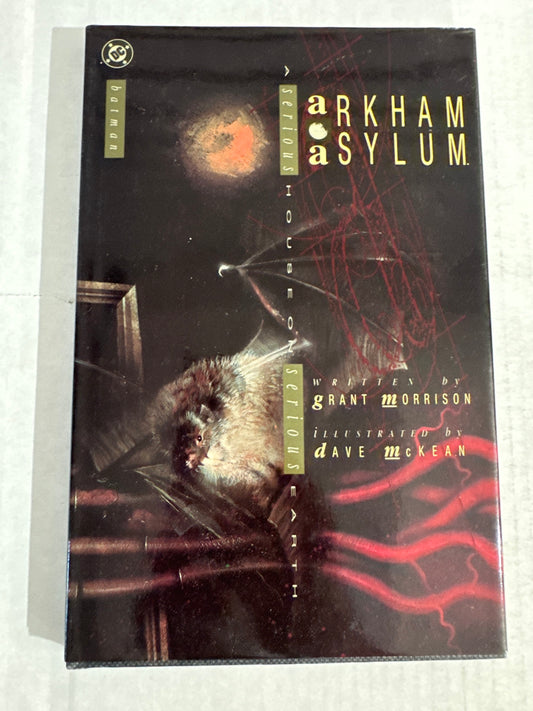 BATMAN ARKHAM ASYLUM HC NM- 1st Print Dave McKean Cover