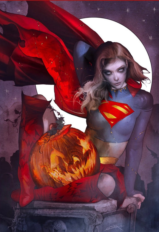 PRE-SALE: SUPERGIRL #18 CVR E DAN QUINTANA HALLOWEEN GLOW-IN-THE-DARK CARD STOCK VAR