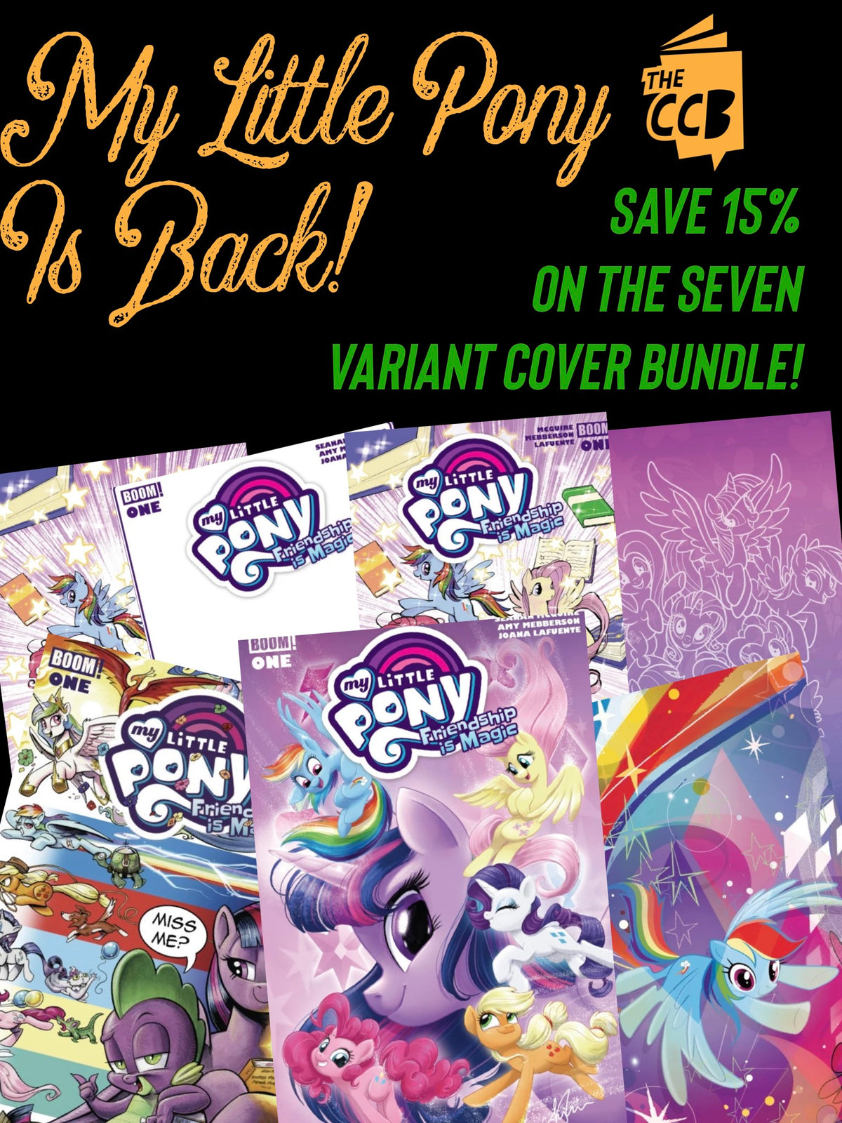 PRE-SALE: My Little Pony: Friendship is Magic (2026) #1 - 7 Variant Cover Bundle SAVE 15%