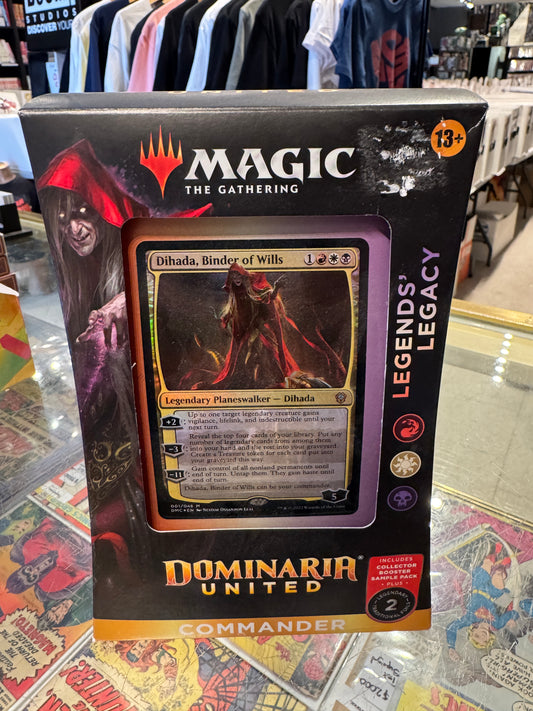 DOMINARIA UNITED Legends' Legacy Magic The Gathering Commander Deck