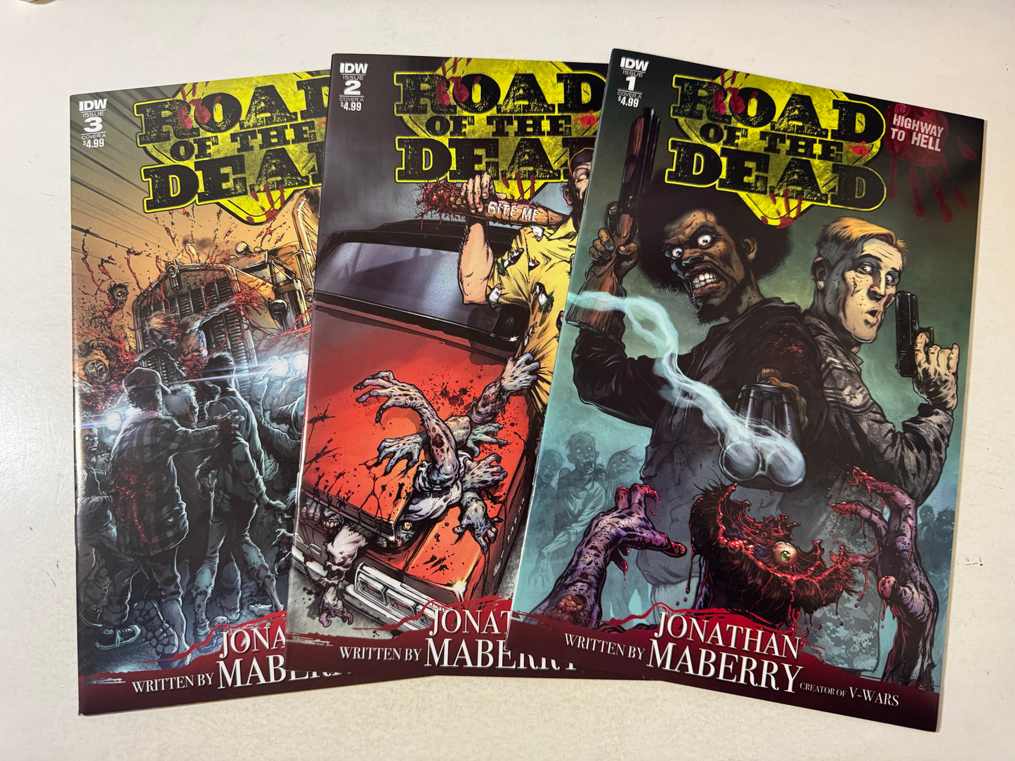 ROAD OF THE DEAD Highway To Hell #1-3 NM Set