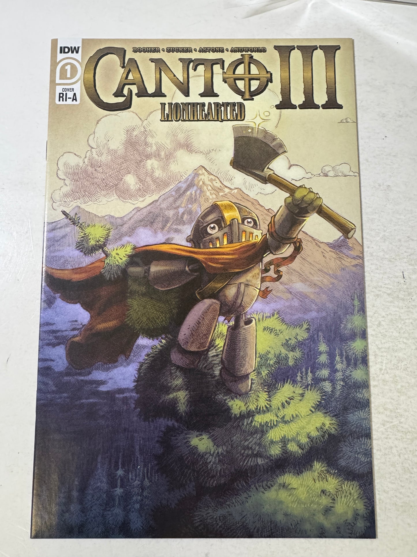 CANTO III Lionhearted #1 NM  1:10 Variant