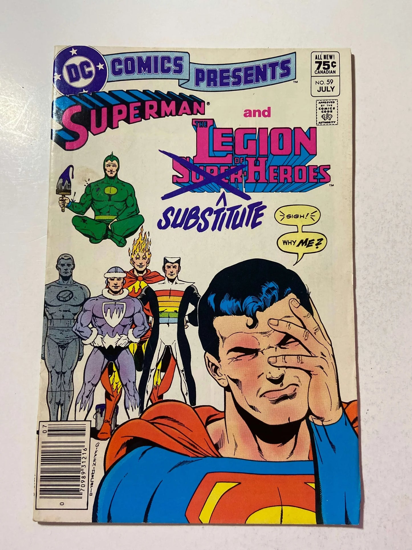 DC COMICS PRESENTS #59 FN CANADIAN PRICE VARIANT