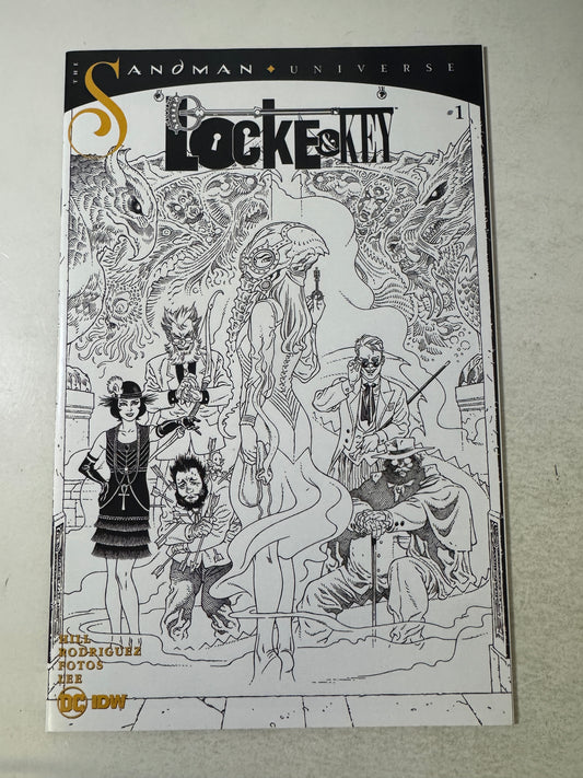 SANDMAN UNIVERSE LOCKE & KEY Hell & Gone #1 NM 1:10 B/W Variant