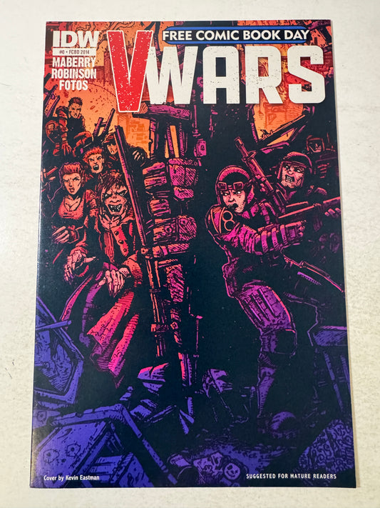 V WARS #0 NM FCBD Kevin Eastman Cover