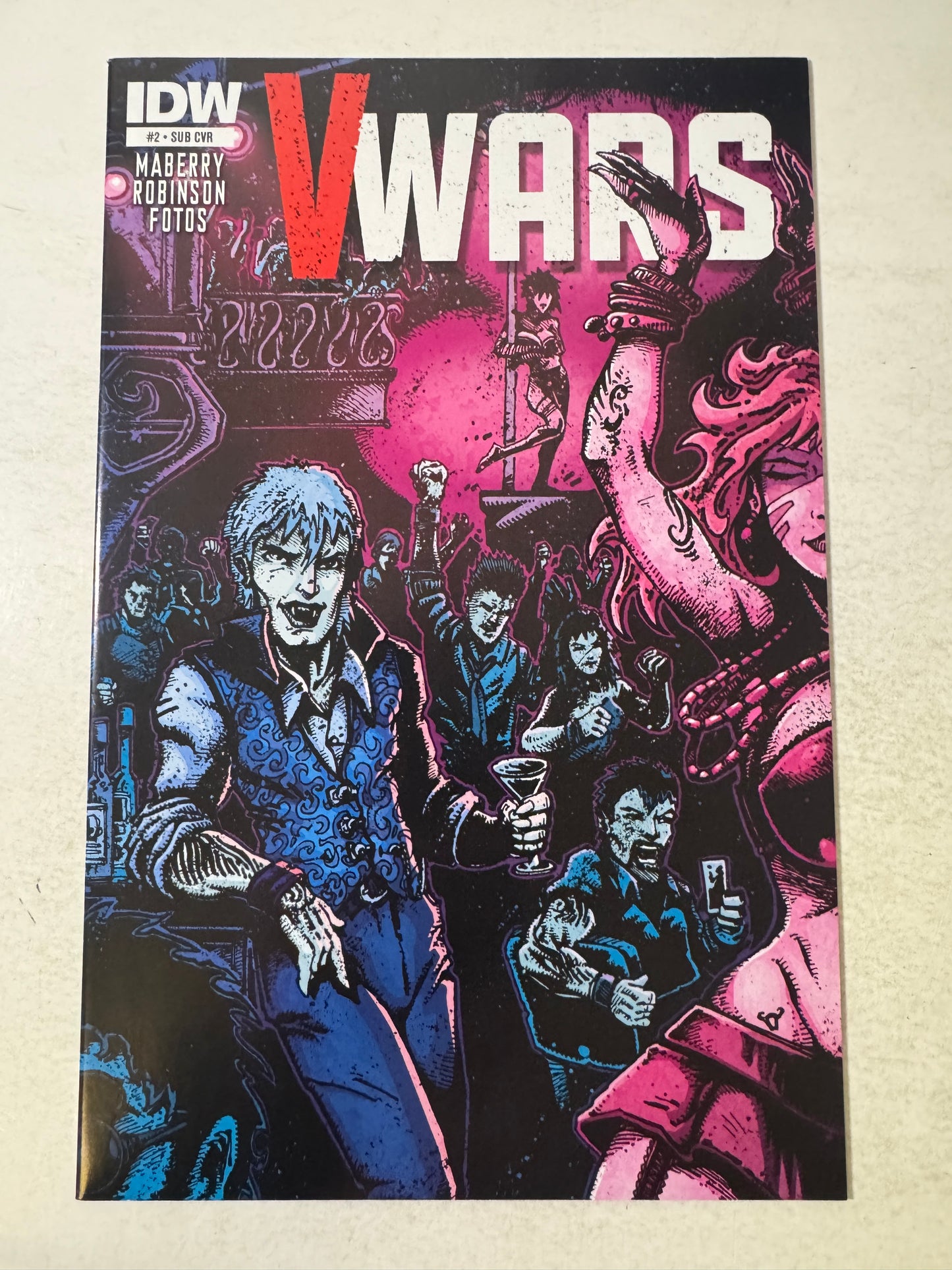 V WARS #2 NM- Kevin Eastman SUB Variant