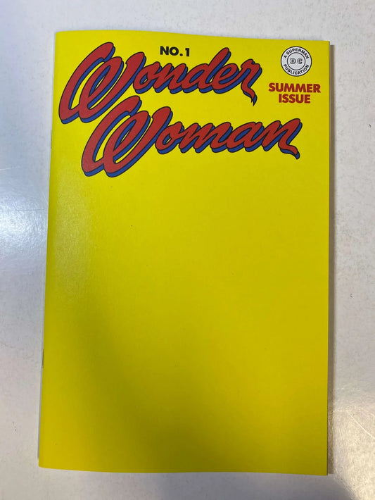 WONDER WOMAN #1 NM Facsimile Blank Variant