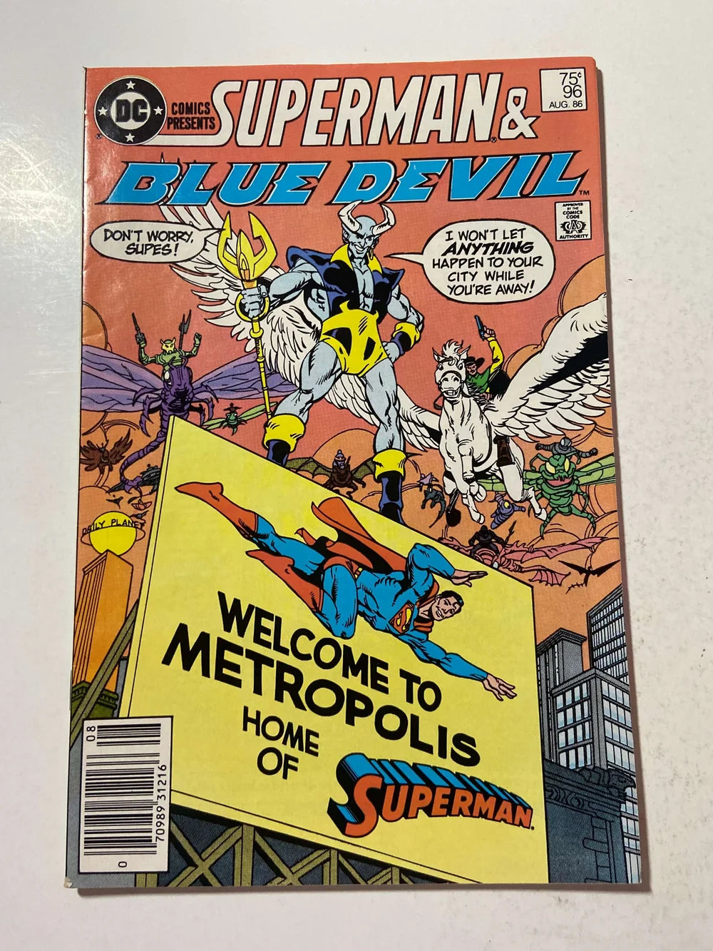 DC COMICS PRESENTS #96 VF+ CANADIAN PRICE VARIANT