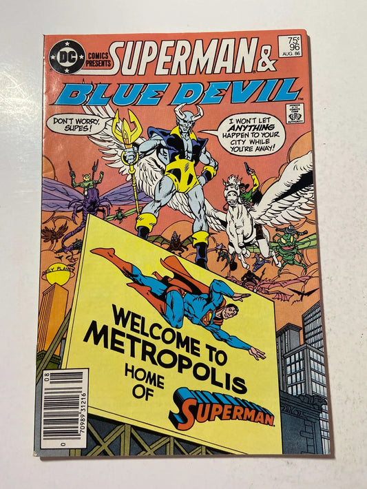 DC COMICS PRESENTS #96 VF+ CANADIAN PRICE VARIANT