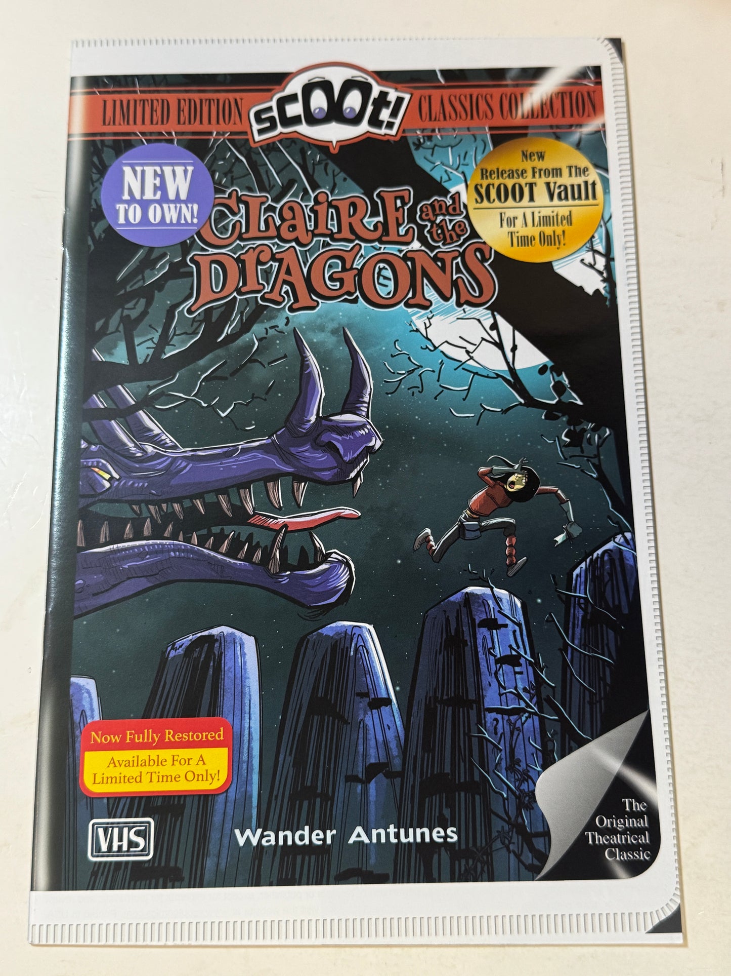 CLAIRE AND THE DRAGONS #1 NM VHS Variant