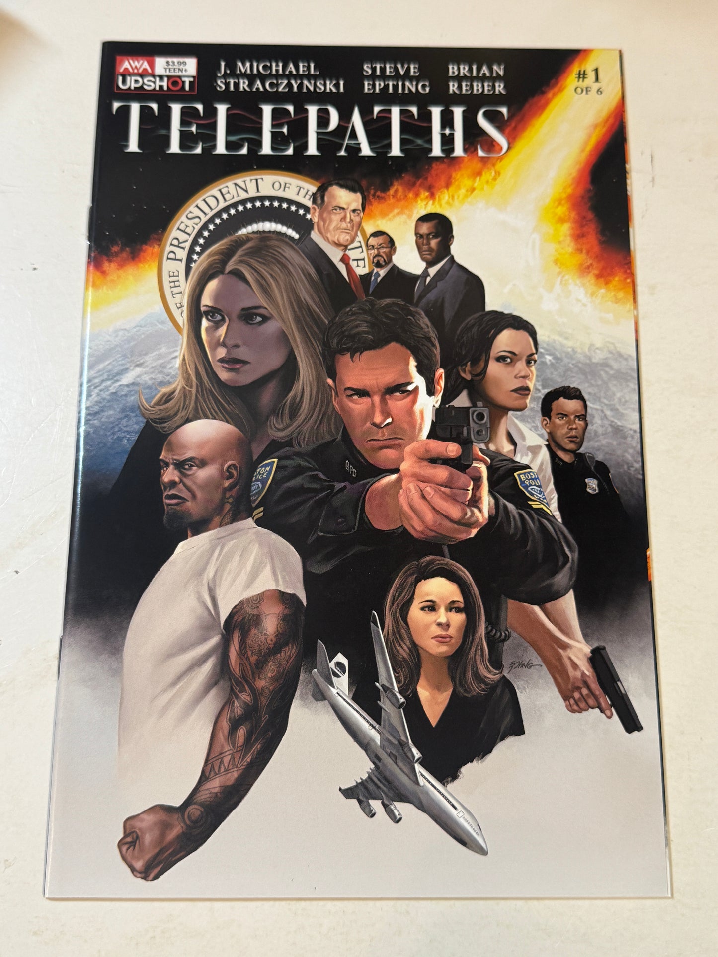 TELEPATHS #1 NM Steve Epting Cover