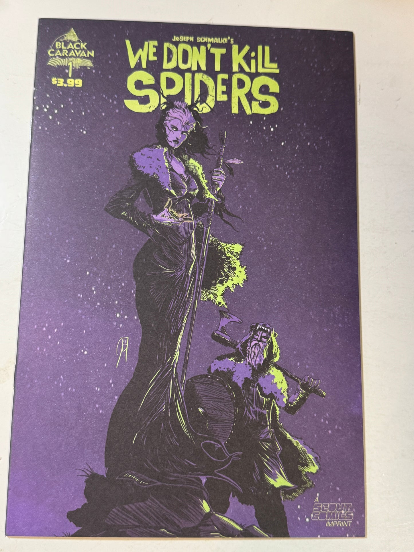 WE DON'T KILL SPIDERS #1 NM 2nd Print Variant