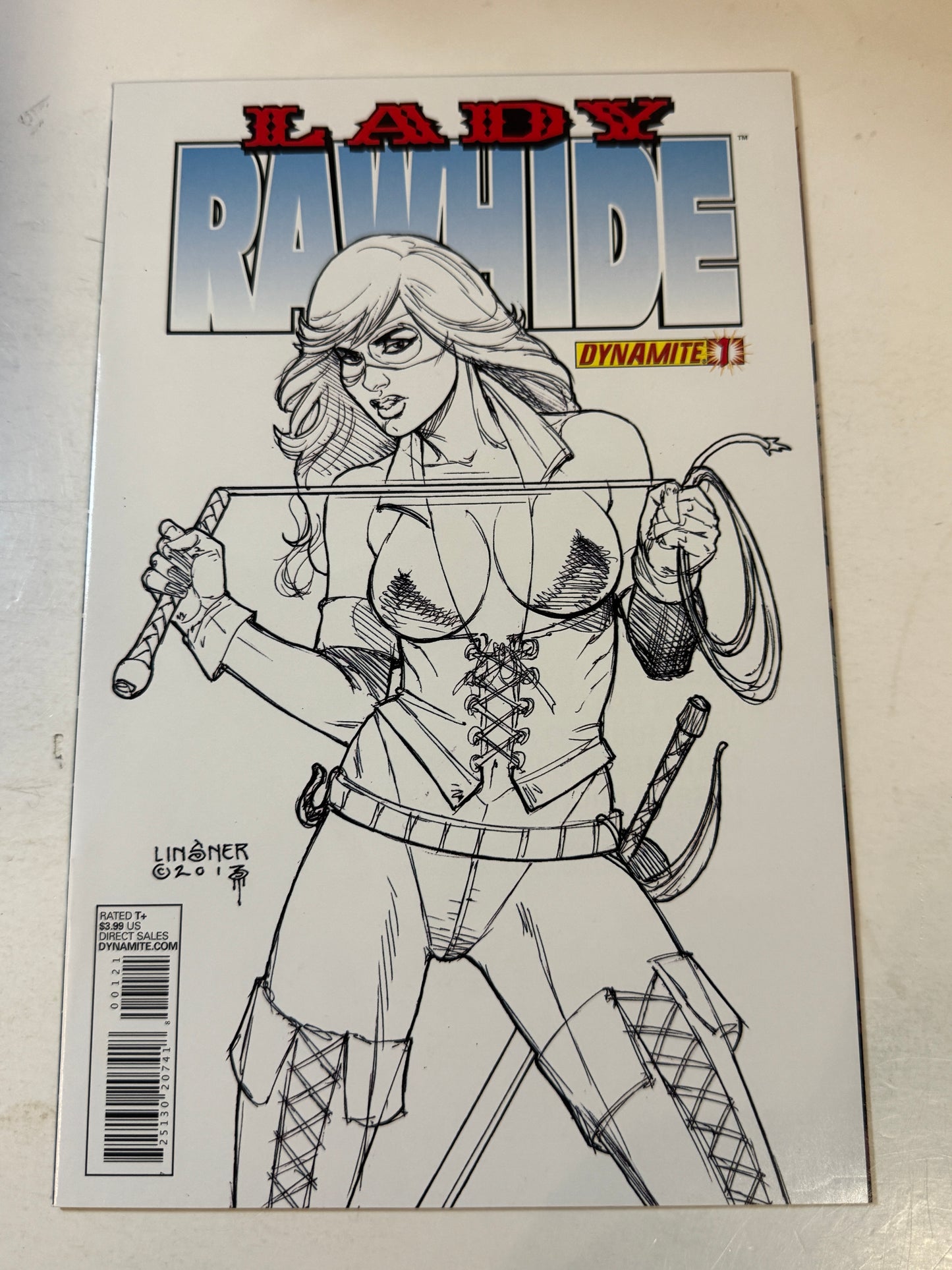 LADY RAWHIDE #1 NM Joseph Michael Linsner Sketch Variant