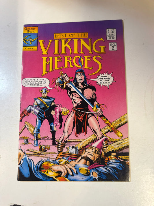LAST OF THE VIKING HEROES #2 George Perez Cover