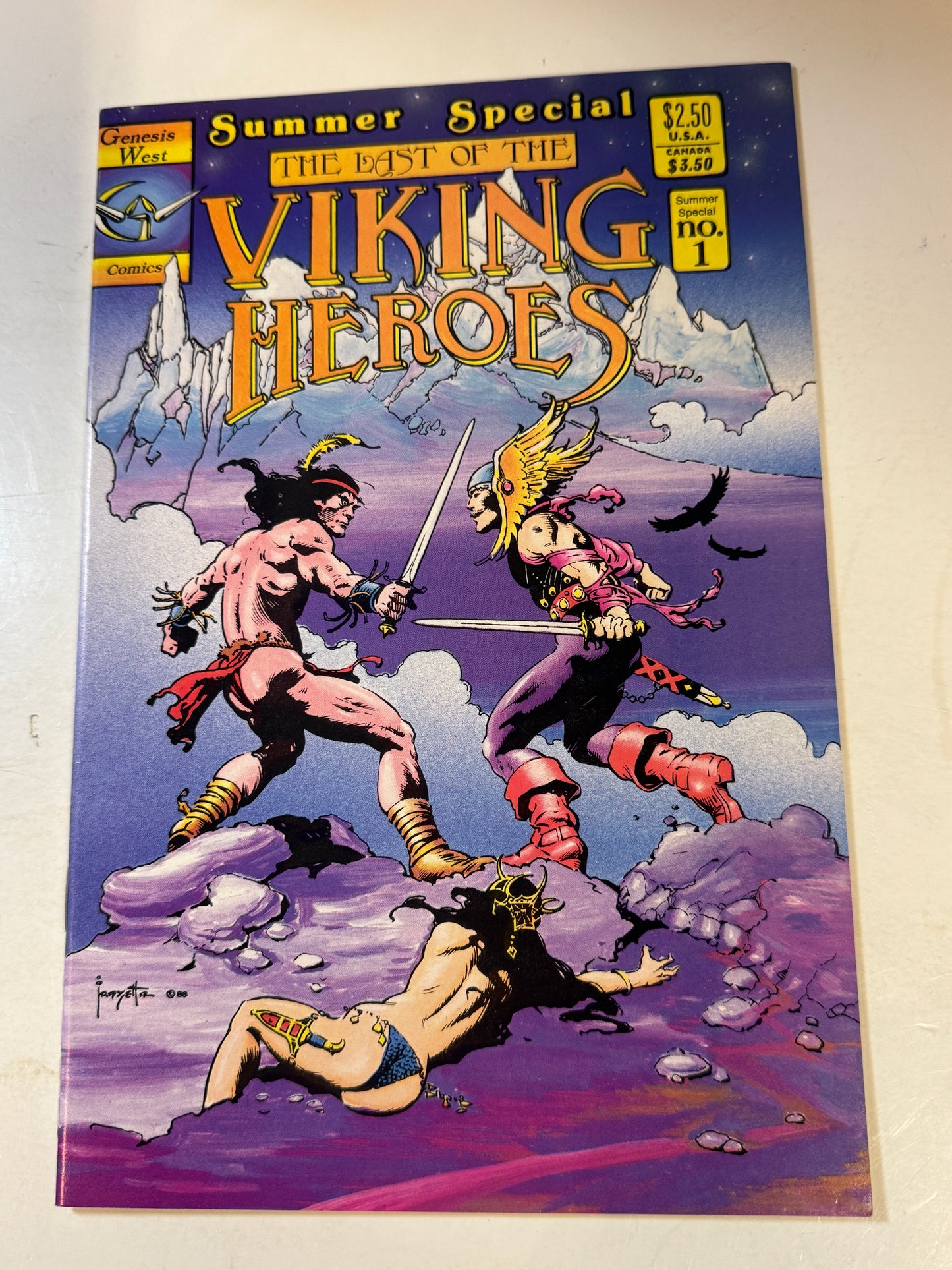 LAST OF THE VIKING HEROES Summer Special #1 Frank Frazetta Cover