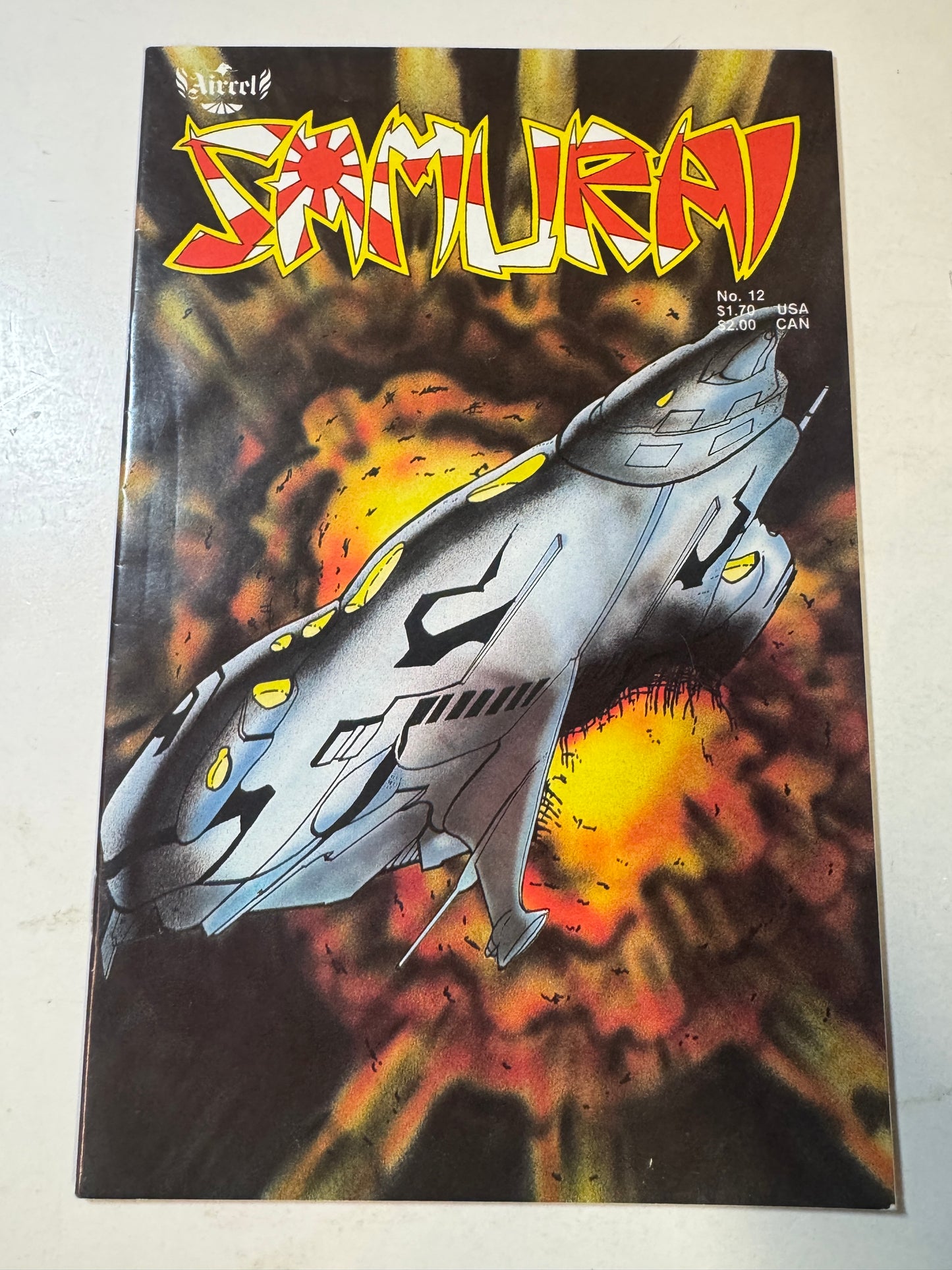 SAMURAI #12 VF SIGNED by BARRY BLAIR