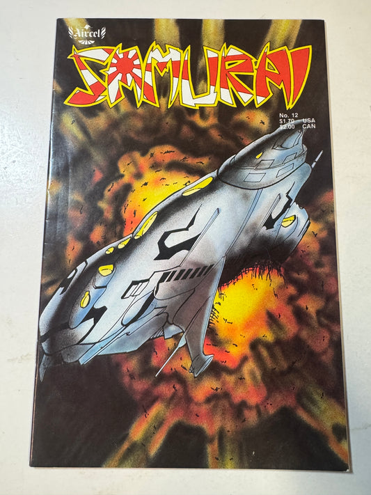 SAMURAI #12 VF SIGNED by BARRY BLAIR