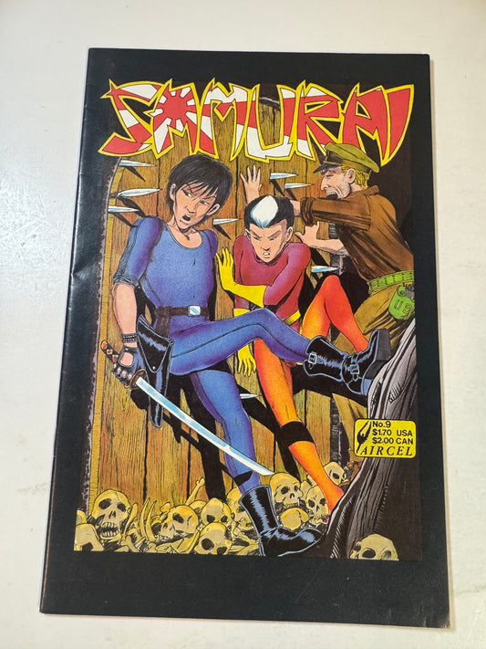 SAMURAI #9 VF/NM SIGNED 3x