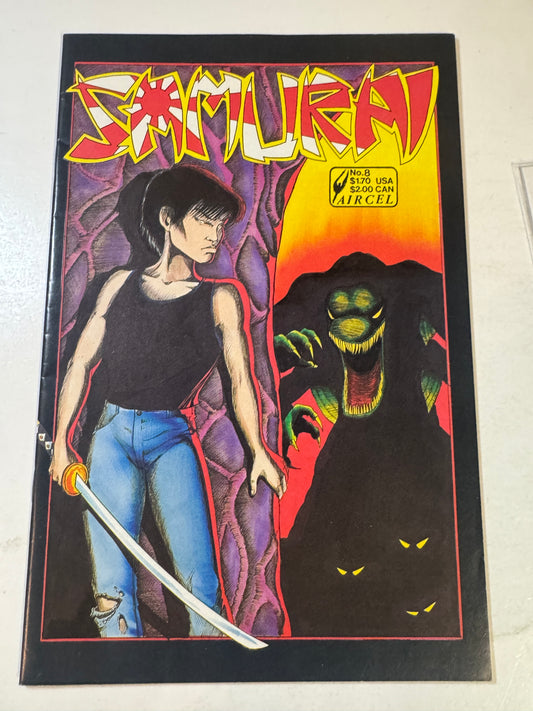 SAMURAI #8 VF/NM SIGNED 2x