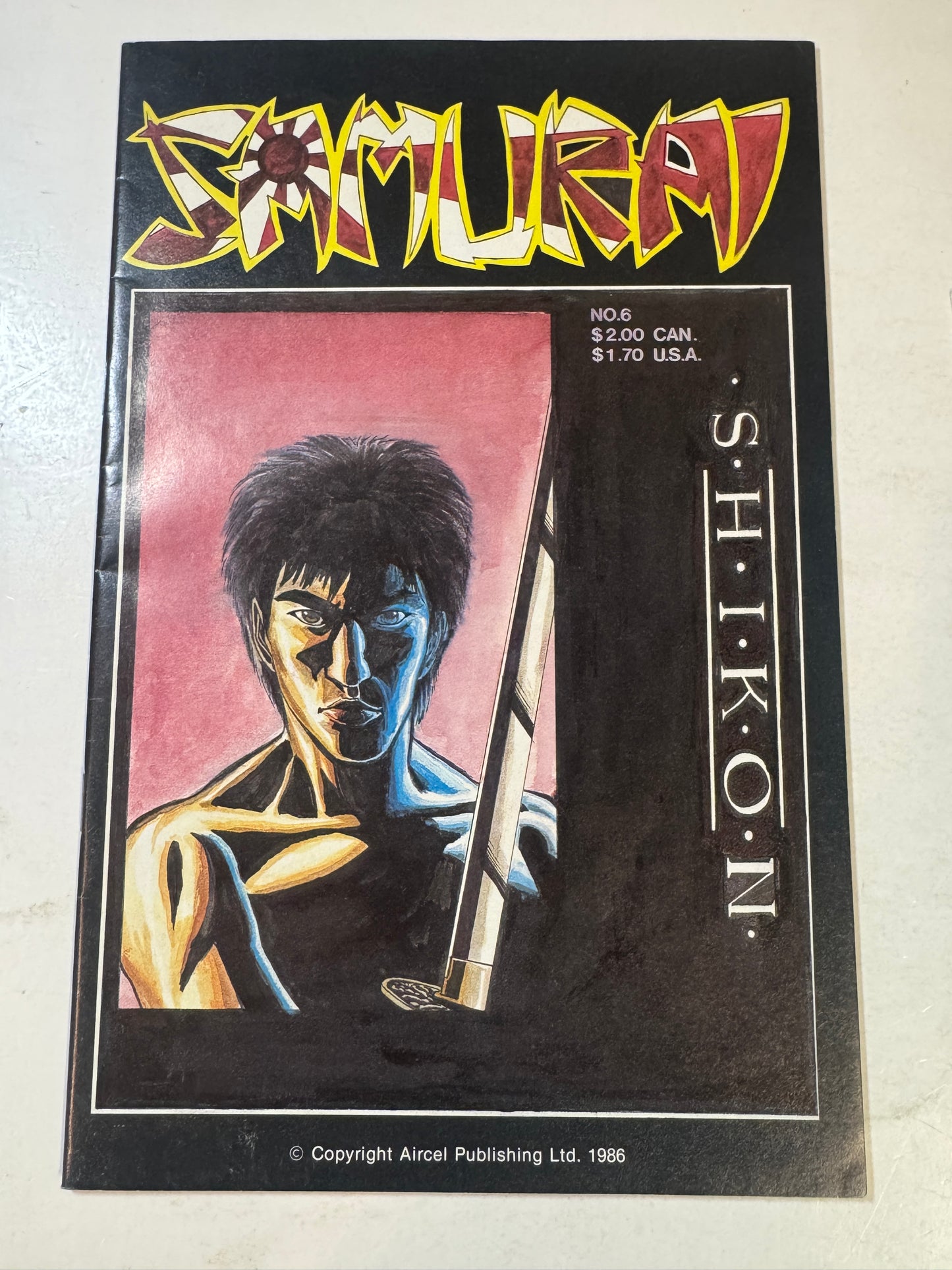 SAMURAI #6 VF SIGNED 2x