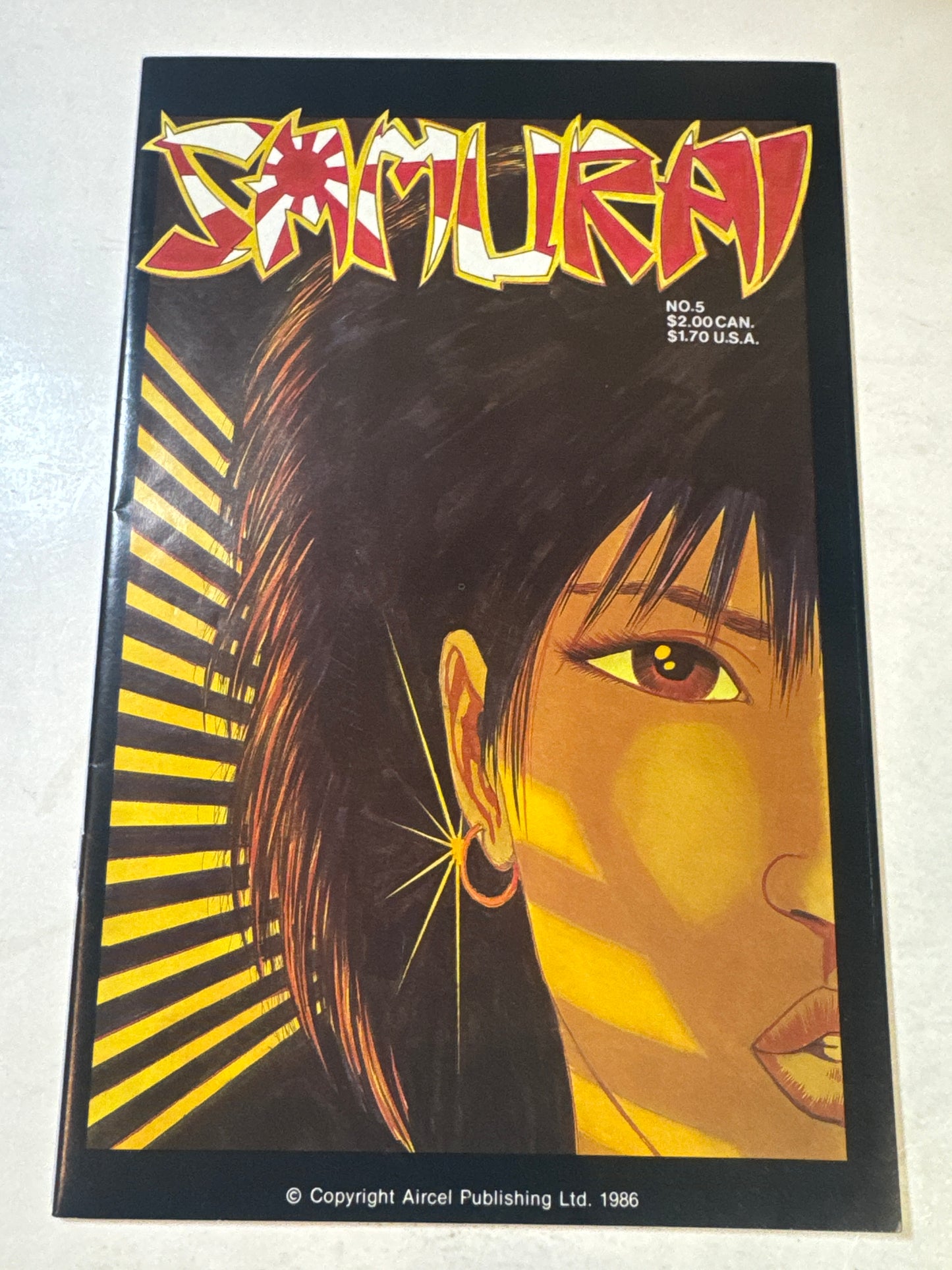 SAMURAI #5 VF/NM SIGNED 6x