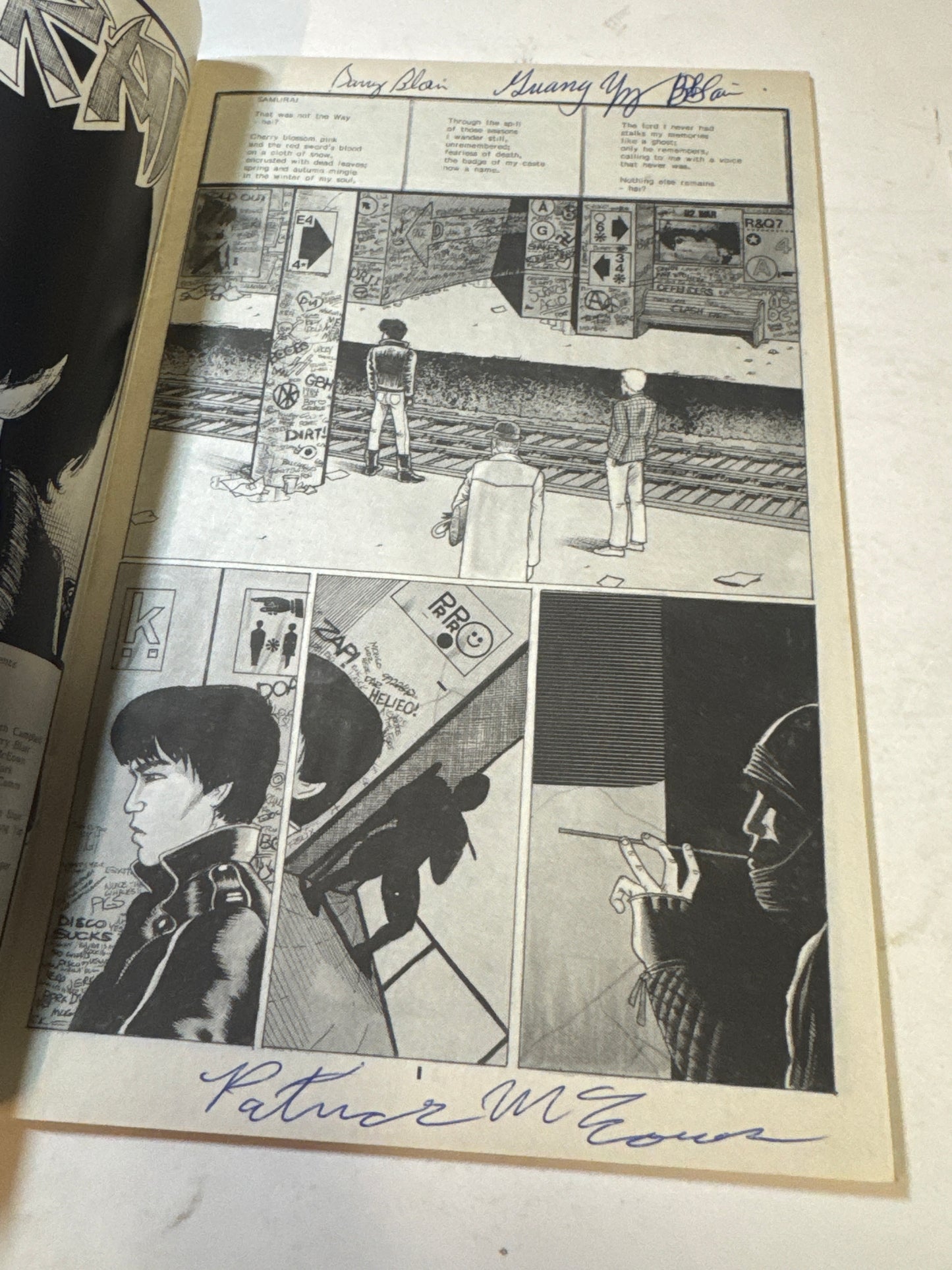 SAMURAI #3 VF+ SIGNED 5x