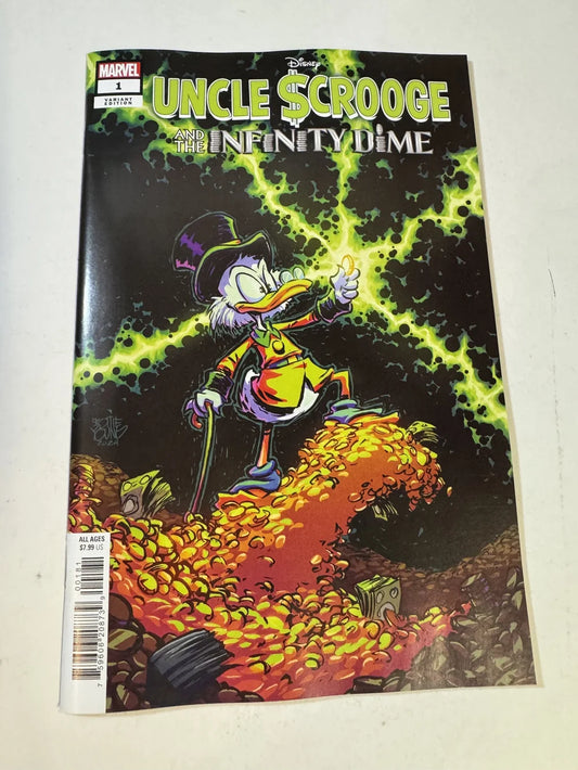 DISNEY UNCLE SCROOGE and The Infinity Dime #1 NM Skottie Young Variant
