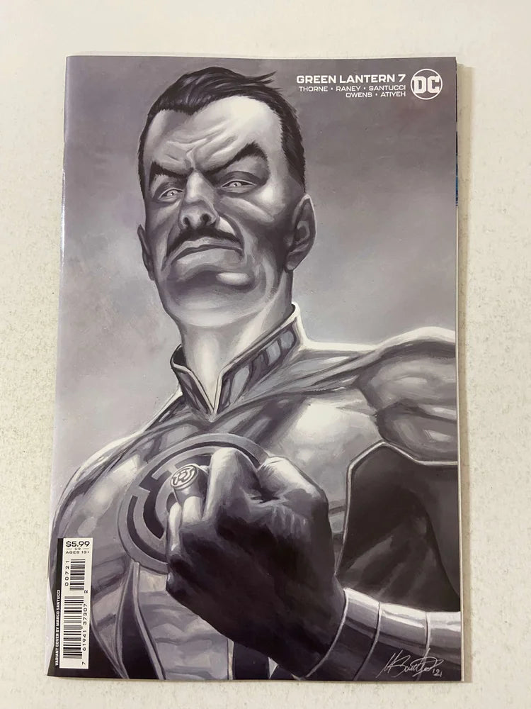 GREEN LANTERN #7 Vol 8 NM Santucci Variant